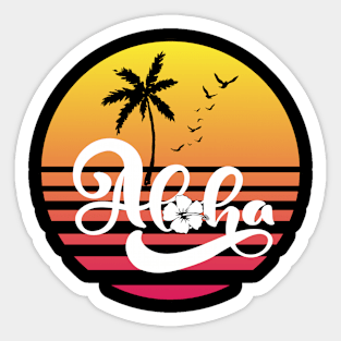 Capturing the Hawaiian Aloha Spirit Sticker